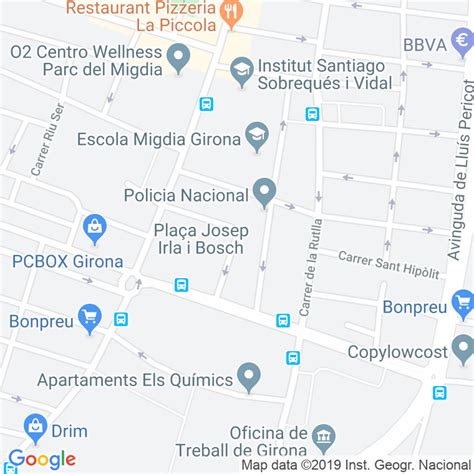 Código Postal calle Josep Irla I Bosch plaça en Girona Codigopostalde es