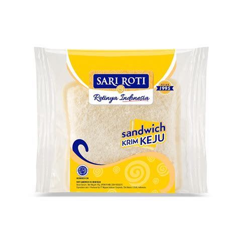 Sari Roti Sandwich Cheese Cream 49g Online at Best Price | Brought In Bread | Lulu Indonesia