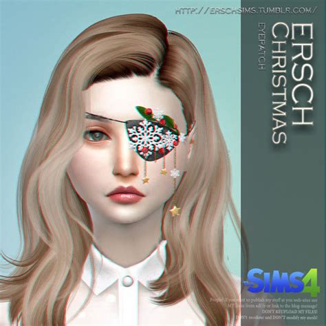 Eye Patch Accessories The Sims 4 P1 Sims4 Clove Share Asia Tổng Hợp Custom Content The Sims