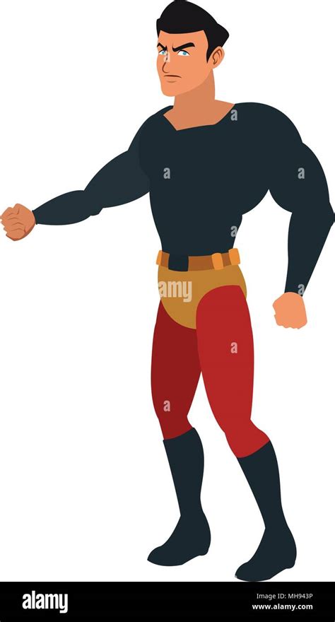 Male superhero cartoon Stock Vector Image & Art - Alamy