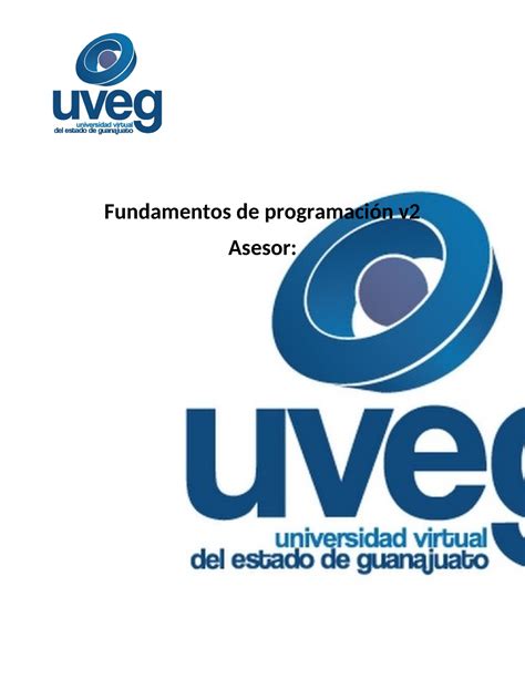 R U Trabajo Entregable Fundamentos De Programaci N V Asesor