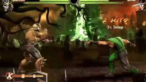 Mortal Kombat Komplete Boss Tag Ladder Shao Kahn Goro Youtube