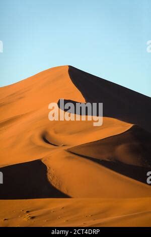 Desert Landscape Of Namib With Dunes And Red Sand At Sossusvlei Namib