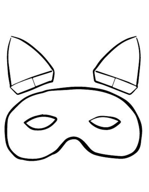 Color In Cat Masks Printable Adult And Kid Coloring Pages And Paper