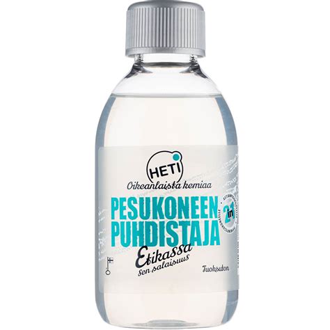 Pesukoneen Puhdistaja Heti 2in1 200ml Tehokas Puhdistusaine