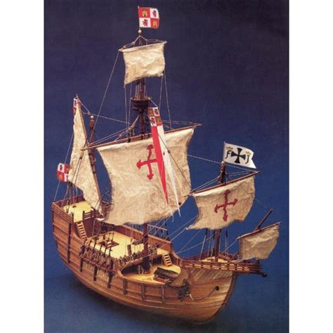 Maquette A Monter Santa Maria Caravelle Christophe Colomb 1492