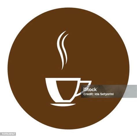 Logo Kopi Dalam Desain Ilustrasi Cangkir Ilustrasi Stok Unduh Gambar