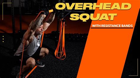 Resistance Bands Overhead Squat Building Legs Without Weights Youtube