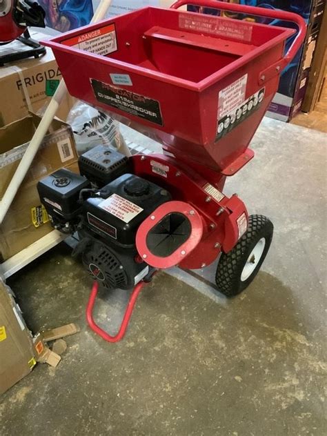 Predator 212cc Chipper Shredder Live And Online Auctions On