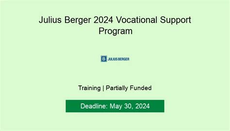 Julius Berger 2024 Vocational Support Program Scholarshipset