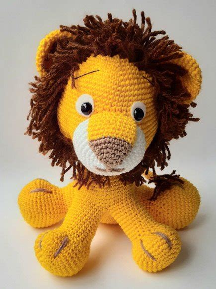 Bichinho De Crochê Amigurumi Leão Elo7 Produtos Especiais