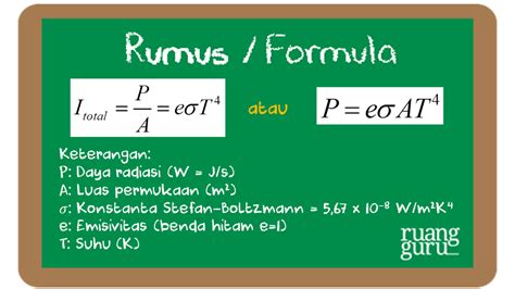 Menghitung Daya Radiasi Benda Menggunakan Hukum Stefan Boltzmann