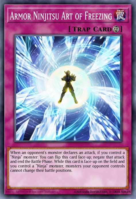 Armor Ninjitsu Art Of Freezing Yu Gi Oh Card Database Ygoprodeck