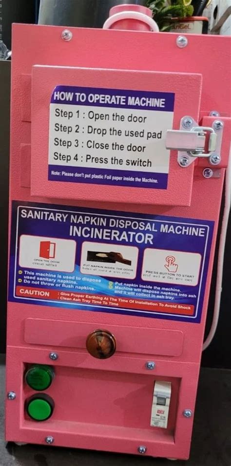 Electrical Sanitary Napkin Disposal Incinerator Trash Recycle