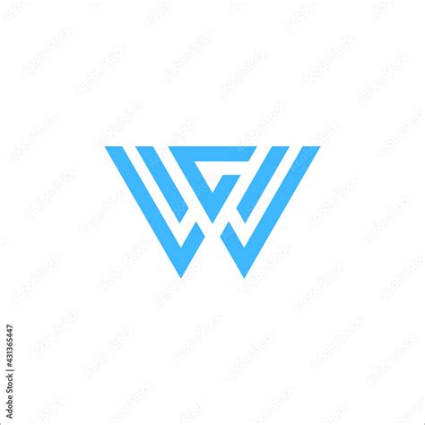 WC logo design vector Stock Vector | Adobe Stock