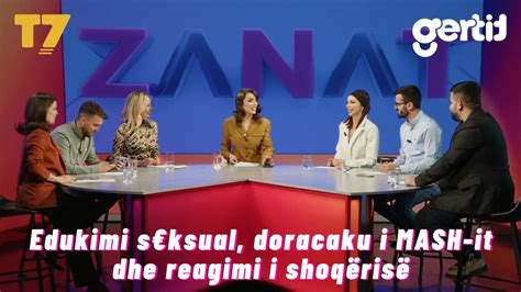 Edukimi sksual doracaku i MASH it dhe reagimi i shoqërisë ZANAT