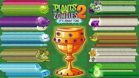 PvZ 2 Tournament 50 Plants Vs Zombies Max Level Which Plant Is Best