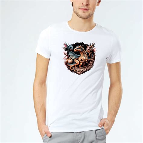 T Shirt Homme Personnalisé Dragon