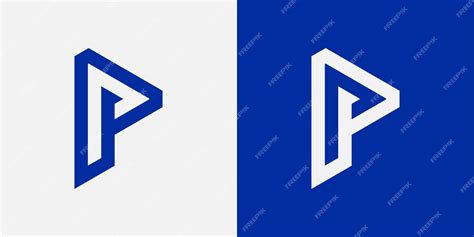 Premium Vector Vector Flat Design Letter P Logo Template