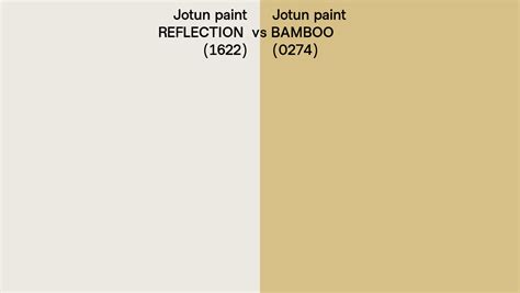 Jotun Paint REFLECTION Vs BAMBOO Side By Side Comparison