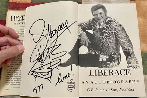 Liberaces Autograph Liberace American History Autograph