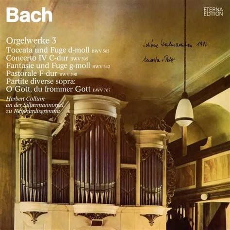 Bach Orgelwerke Auf Silbermannorgeln Flac Boxset Me