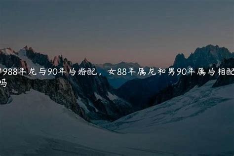 1988年属龙女和1990年属马男生肖若朴堂文化