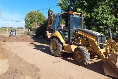 Comienzan los trabajos de construcción del cordón cuneta en Barrio San