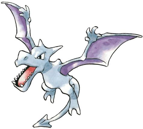 Aerodactyl From The Official Artwork Set For Pokemon Red And Green