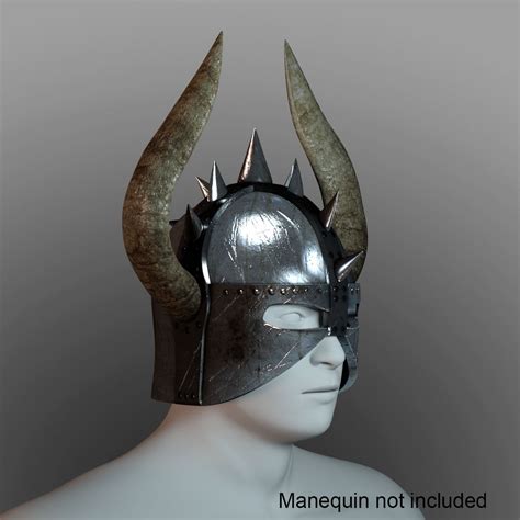 Barbarian Helmet 3d Model 50 Blend Dae Obj Fbx Free3d