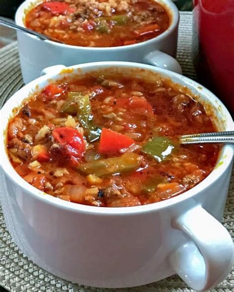 Stuffed Pepper Soup Cooking Recipes