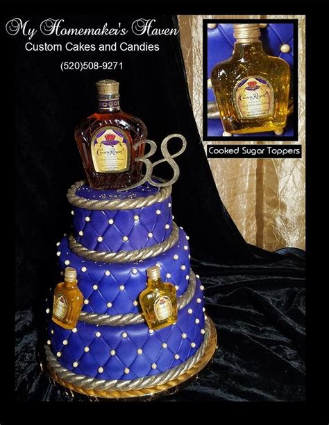 Tier Crown Royal Cake Decorated Cake By Janis Cakesdecor