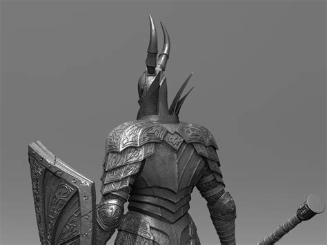 Hansel Febrianto Dark Souls 3 Black Knight Fan Art Wip