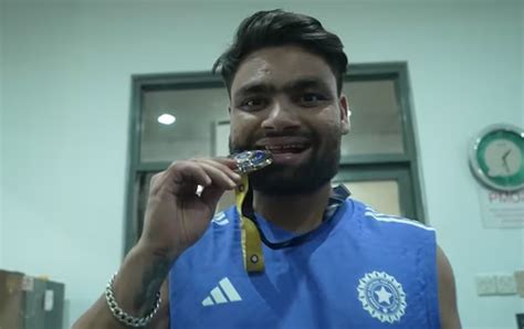 Watch God S Plan Baby Rinku Singh Wins Fielder Of The Series