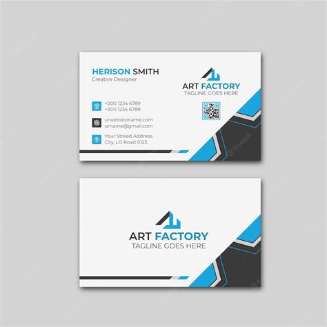 Premium Vector | Cleaning style modern business card template