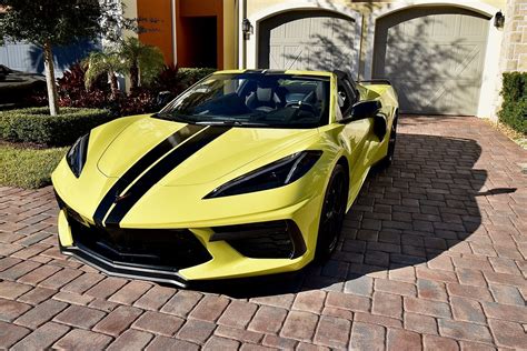 2020 Chevrolet Corvette Convertible 3lt Z51 Accelerate Yellow - New ...