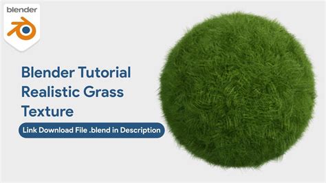 Blender Tutorial Realistic Grass Texture Youtube