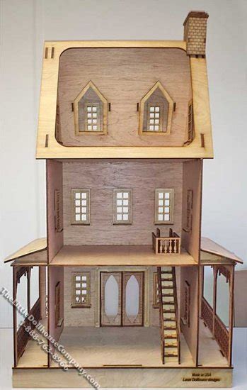 Abriana Country Cottage Laser Cut Dollhouse Kit Ldd 39797180008abriana The Little Dollhouse