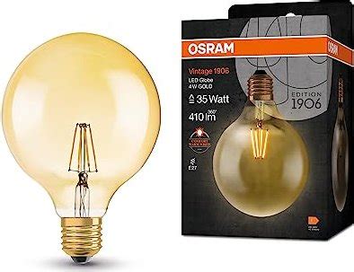 Osram Ledvance Filament LED Vintage 1906 Globe 35 4W 824 E27 Ab 6 64