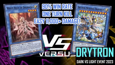 Drytron Otk Win Rate Dark Vs Light Event Yu Gi Oh Master