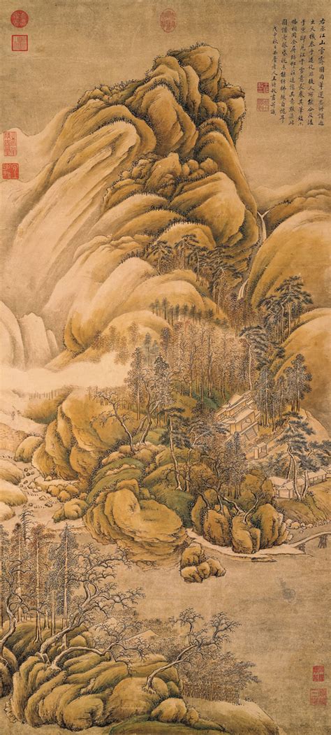 Wang Shimin Clearing After Snow Chinese Painting China Online Museum