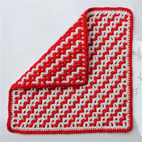 Zigzagging Hot Pad Free Crochet Pattern Artofit