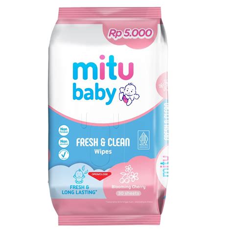 Mitu Baby Tisu Basah Fresh Clean Wipes Sheets By Justklik Lazada