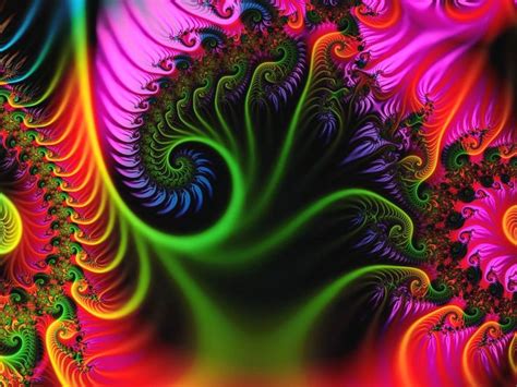 An Abstract Computer Generated Image With Many Colors