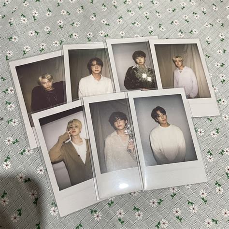 Official Bts Deco Kit Instant Photo Tingi Rm Jin Suga Jhope Jimin V