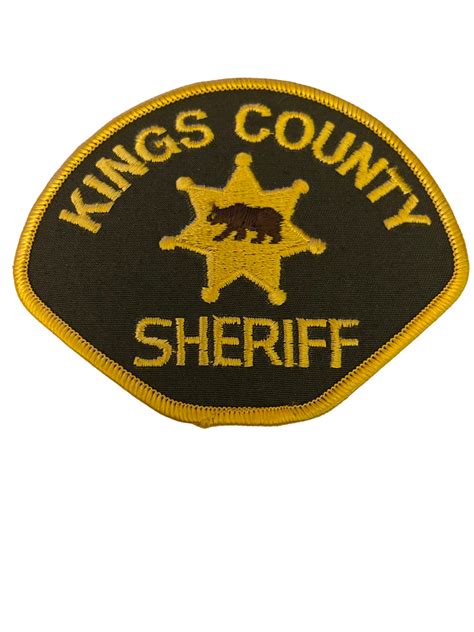 KINGS COUNTY SHERIFF CA PATCH