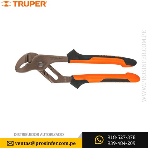 Alicate Picoloro Truper Comfort Grip Distribuidor Prosinfer