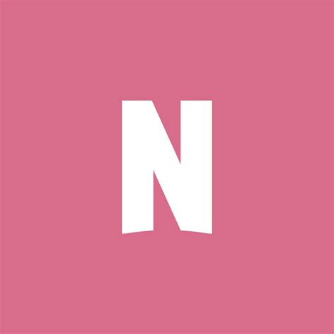 Logo Netflix Icon Aesthetic Pink