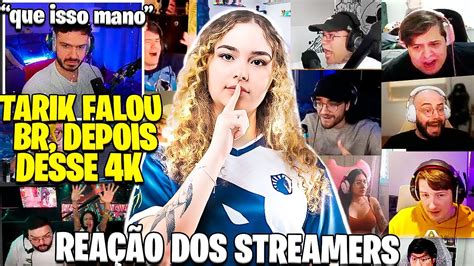 REAÇÃO DOS STREAMERS AO 4K MAIS INSANO DO TIME DA TEAM LIQUID Isaa