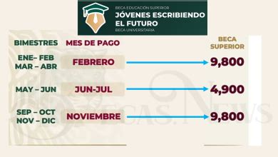 Cuándo se realiza el pago de la beca Jóvenes escribiendo el futuro